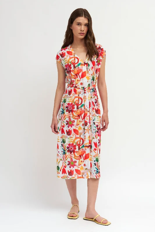 Limited Edition classic fit-and-flare dressIdalia Maxi Dress - Orange