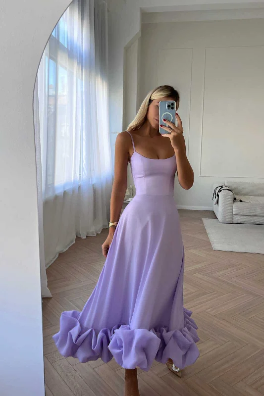 Seasonal Sale Flounce Bustier Midi Dress