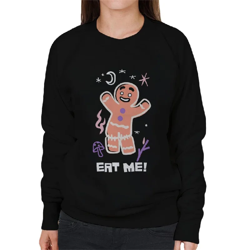 classic gym sweatshirtShrek Gingerbread Man Eat Me Women's Sweatshirt