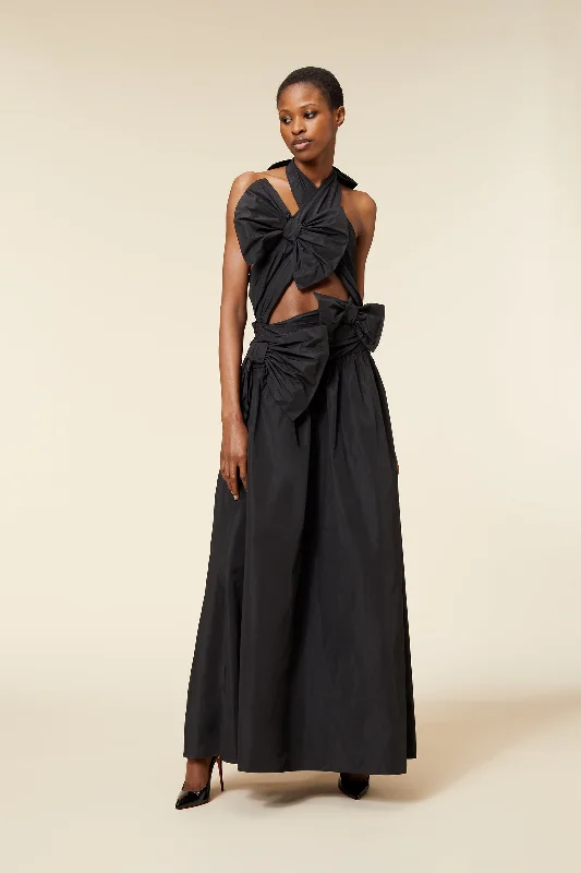Lowest Price DRAPE BOW GOWN