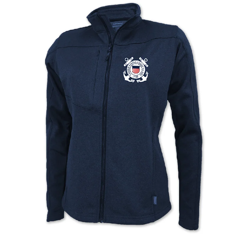 contemporary coatCoast Guard Seal Ladies Flash Performance Knit Jacket