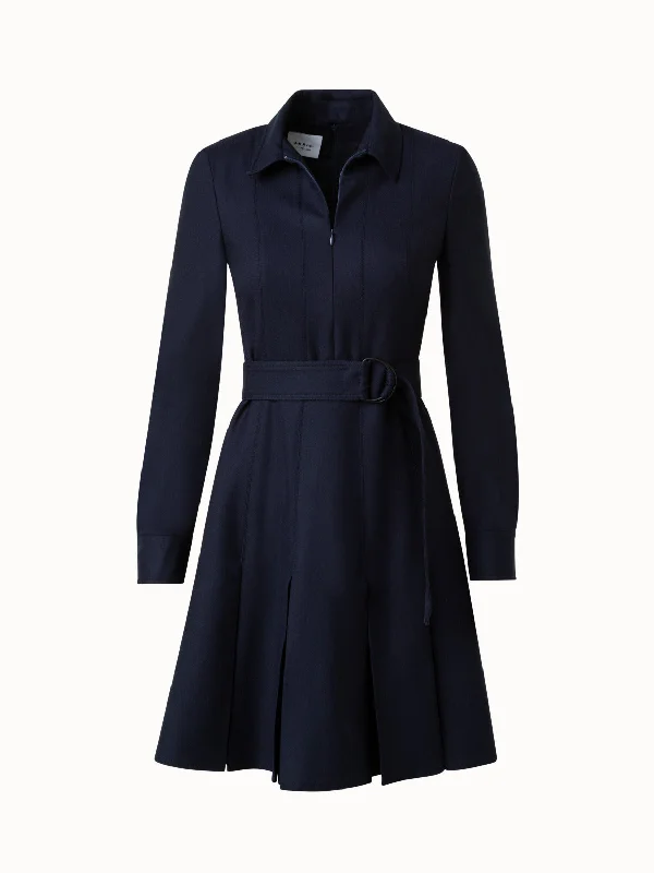 Closeout Sale minimalistic dressLaser Cut Shirt Dress