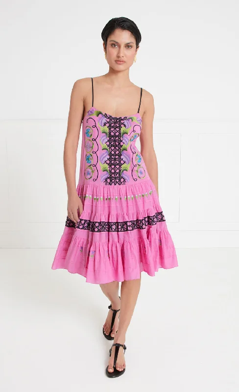 Unbeatable Prices Florentine Strappy Dress - Rose Pink