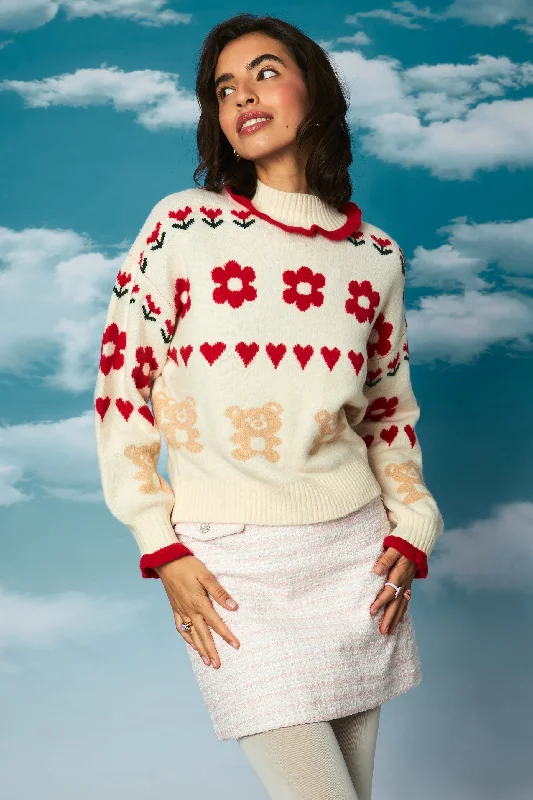 Savings Spectacular Winnie Teddy Roll Neck Jumper