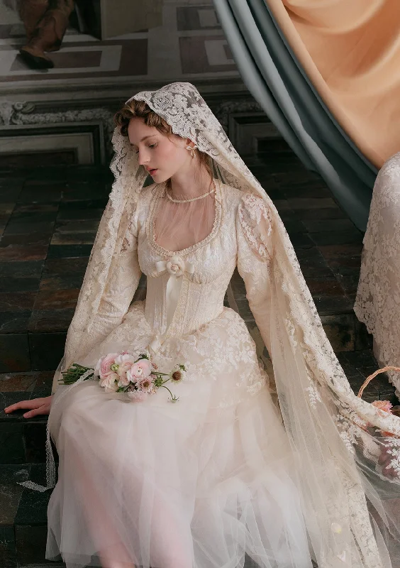 Today’s Deal Pure White Wedding Corset Dress
