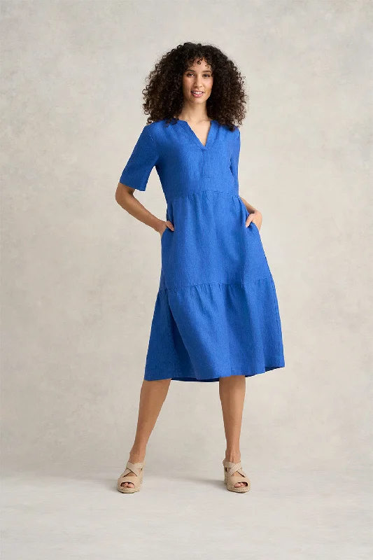 Price Reduction fitted bodycon dressTiered Linen Dress