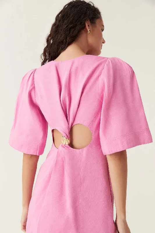Don’t Miss Out evening dressHunter Twisted Mini Dress