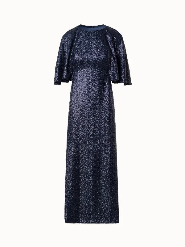 Don't Wait mini dressEvening Gown with Sequins on Jersey