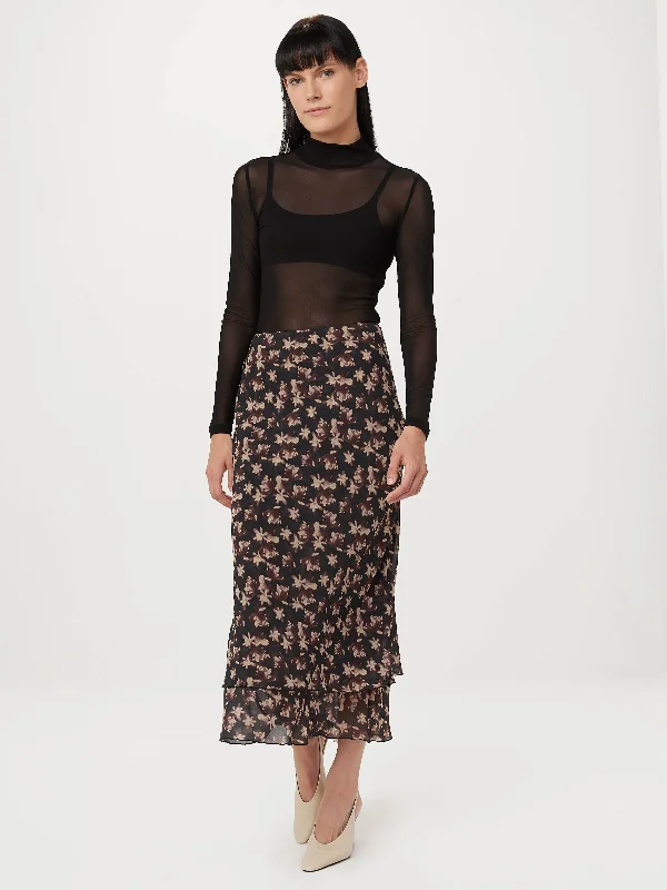 New Deals sophisticated dressThe Layered Maxi Skirt in Black
