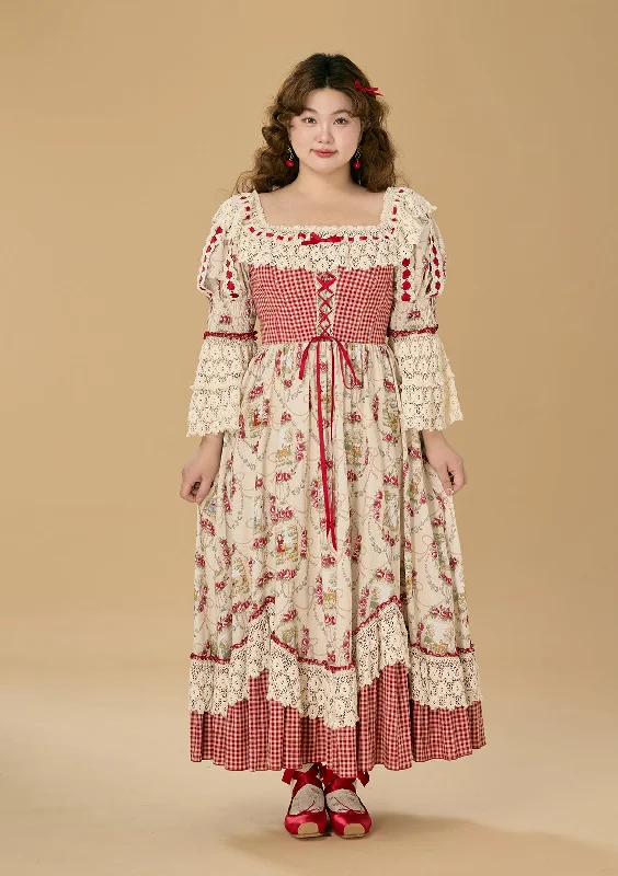 Super Savings Curve & Plus “Little Red Riding Hood”  Dress