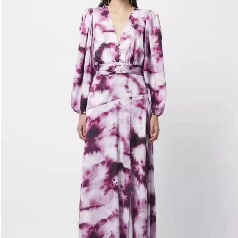 Hurry In cocktail dressKittenAlarm - Larraine Allover Print Maxi Dress