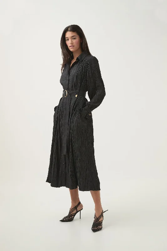 Buy More, Save More boho-chic dressBays Crushed Pleat Midi Dress