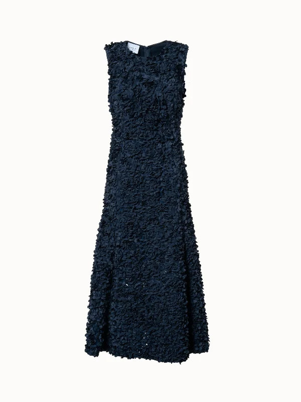 Don't Wait classic fit-and-flare dressFit & Flare Midi Dress with 3D Laser Cut Flakes Don't Wait classic fit-and-flare dressFit & Flare Midi Dress with 3D Laser Cut Flakes