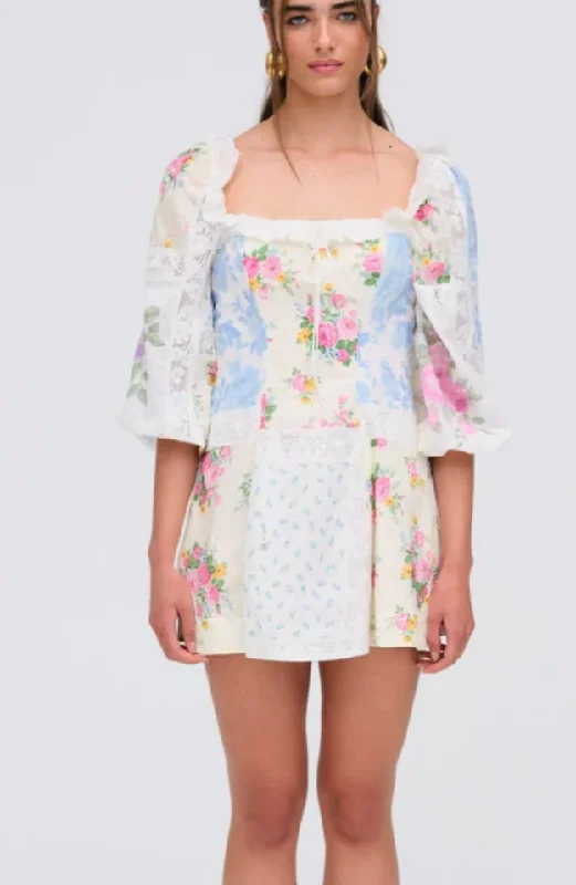 Weekend Deal relaxed fit dressEvalina Mini Dress by For Love and Lemons