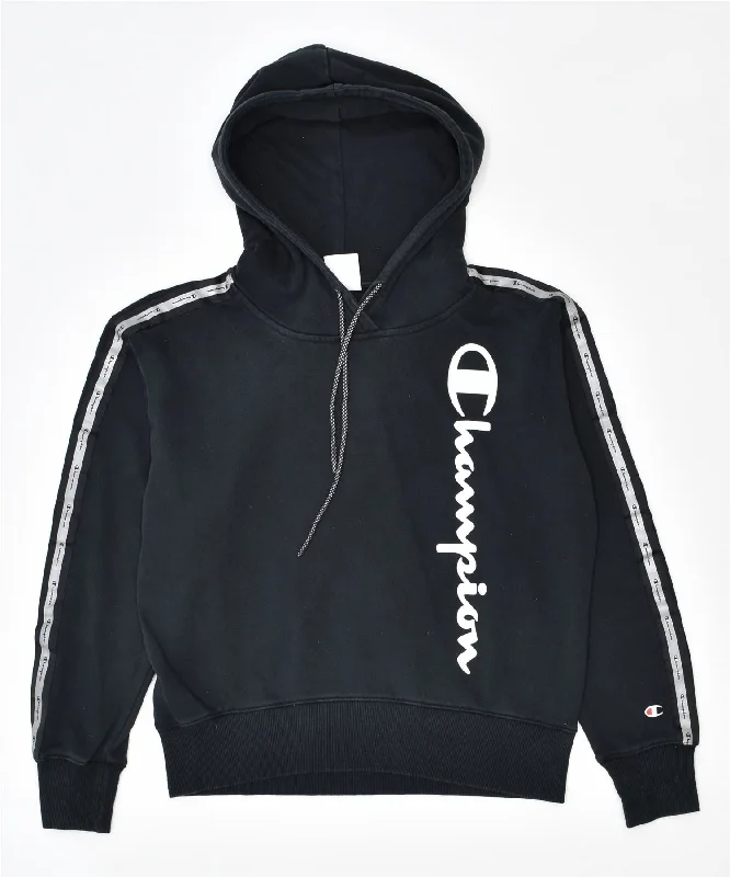 Today’s Special cozy hooded jacketCHAMPION Womens Graphic Hoodie Jumper Medium Black Cotton