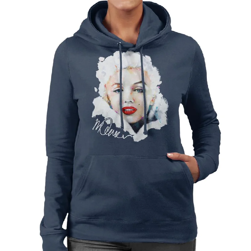 Special Discount minimaSidney Maurer Original Portrait Of Actress Marilyn Monroe Women's Hooded Sweatshirt Special Discount minimaSidney Maurer Original Portrait Of Actress Marilyn Monroe Women's Hooded Sweatshirt