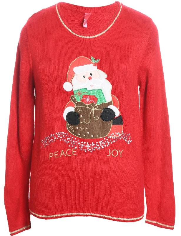 Flash Deals Santa Claus Christmas Jumper - S