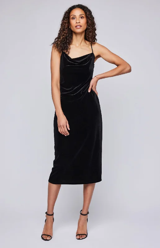 Factory Direct Sale Jolene Velvet Midi Dress