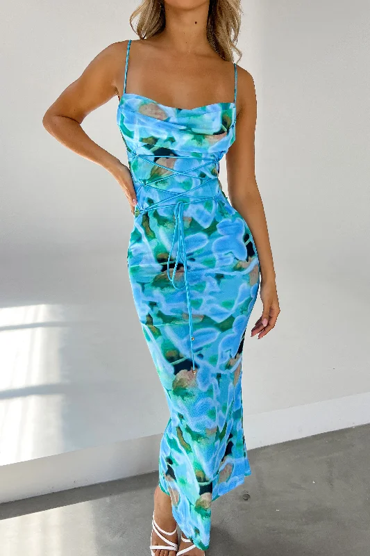 Blowout Deals layered dressSUNSHINE DRESS - BLUE CRUSH