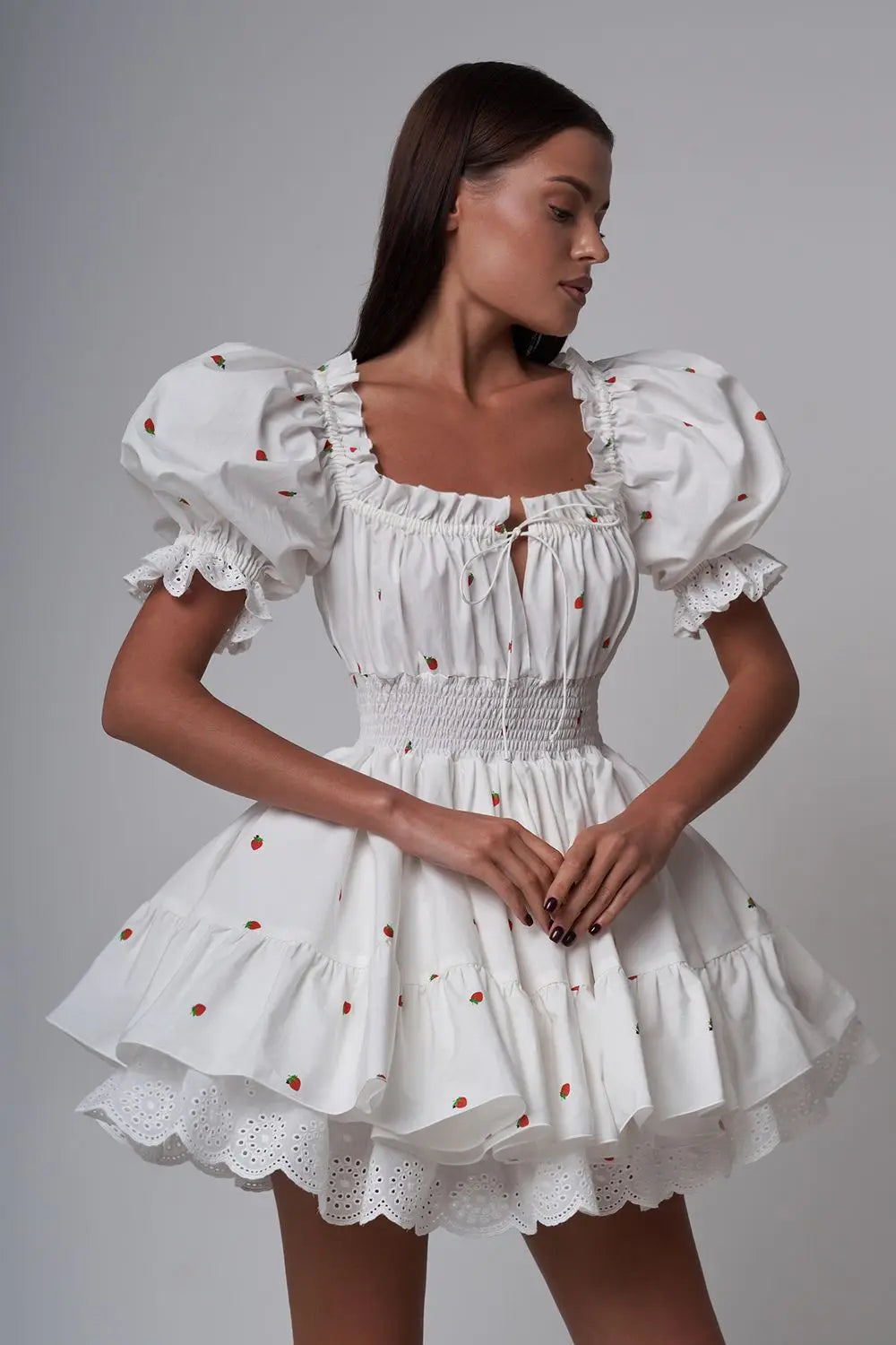 Reduced Prices Elara Puff Sleeve Mini Dress