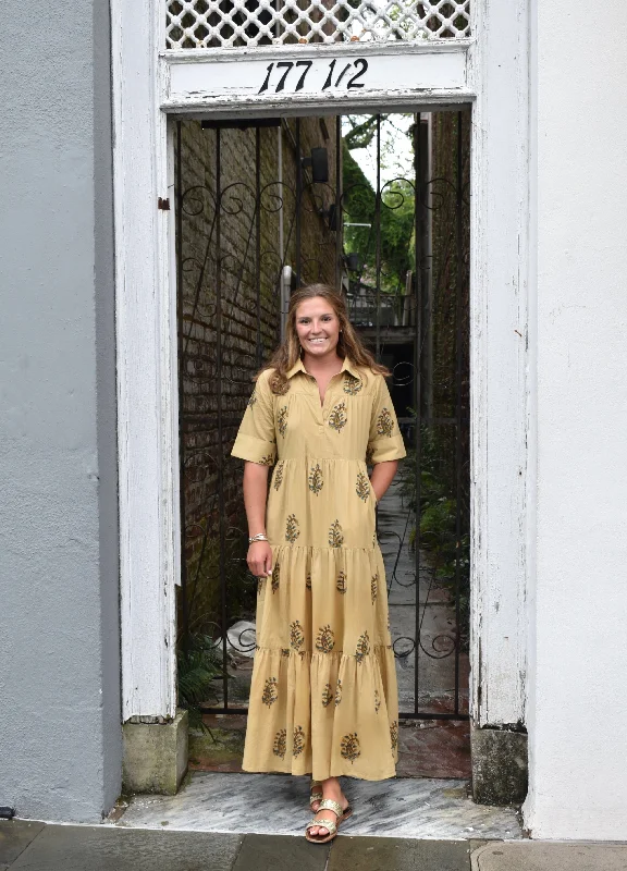 New Deals Grace Maxi Dress Caramel Milos