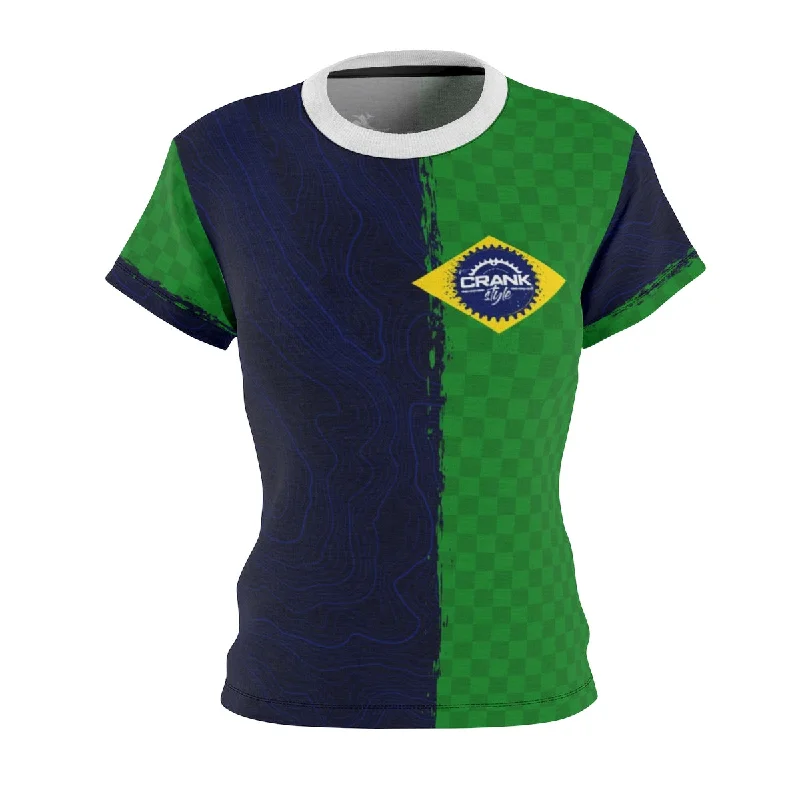 Amazing Deals minimalist gym sweatshirtWomen's Brazil Topo Check MTB Jersey