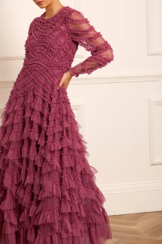Massive Deals Lana Round Neck Gown