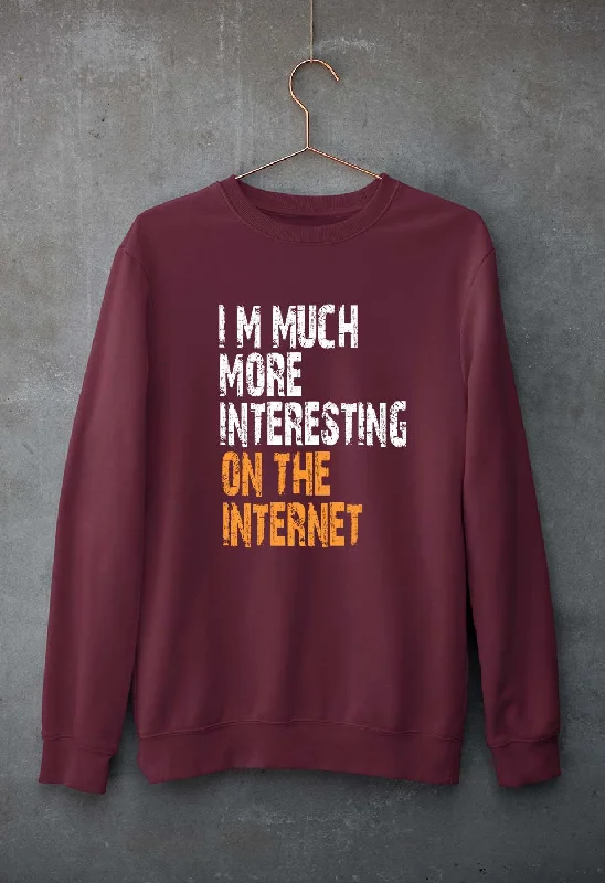 Big Discounts smooth fit athletic sweatshirtInternet Funny Unisex Sweatshirt for Men/Women Big Discounts smooth fit athletic sweatshirtInternet Funny Unisex Sweatshirt for Men/Women