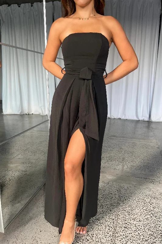 Members Only long sleeve dressSOUMYA JUMPSUIT - BLACK
