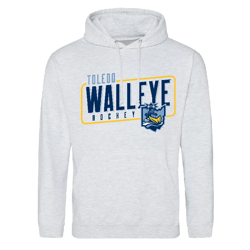 trendy fitness sweatshirtToledo Walleye Norman Hooded Sweatshirt