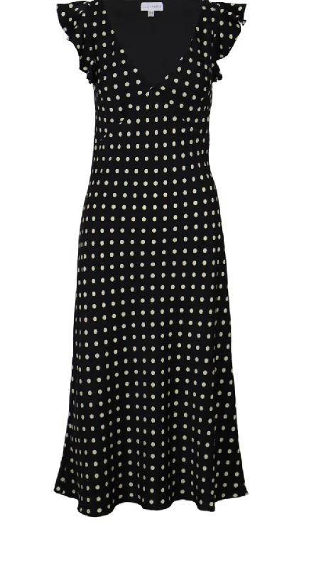 Final Clearance summer floral dressBlack Polka Dot Dress by Lucy Paris