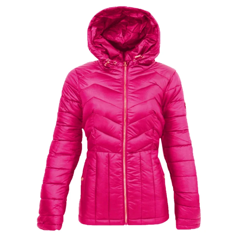 Savings Spectacular Jessica Simpson Women's Packable Quilted Insulated Hooded Puffer Winter Coat Jacket