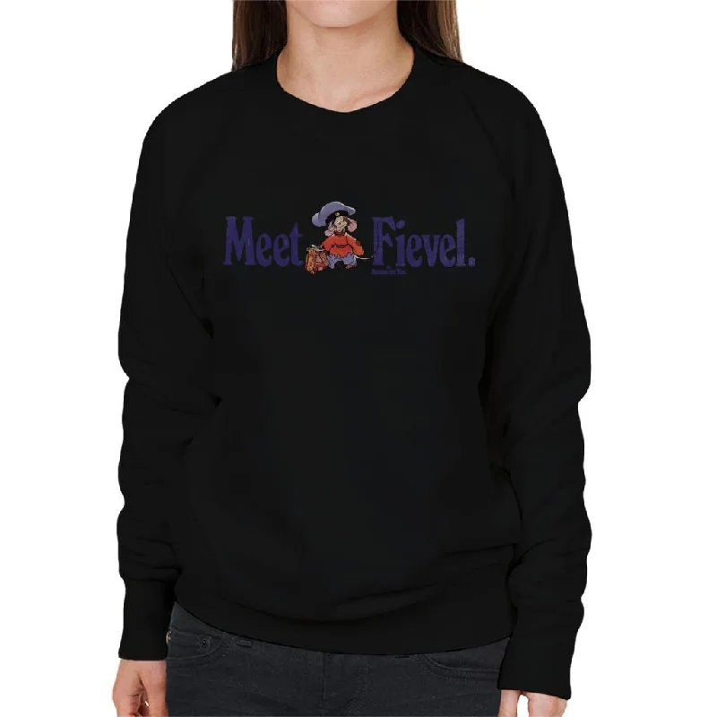 minimaAn American Tail Meet Fievel Mousekewitz Women's Sweatshirt