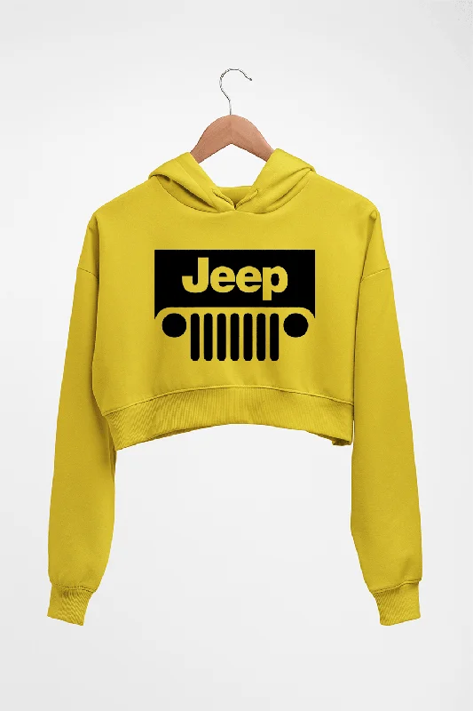 New Deals minimalist hooded sweatshirtJeep Crop HOODIE FOR WOMEN