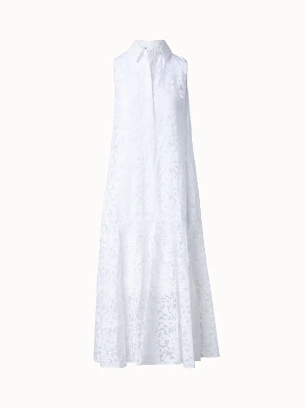 Amazing Deals chic dressSemitransparent Kaleidoscope Organzino Maxi Dress