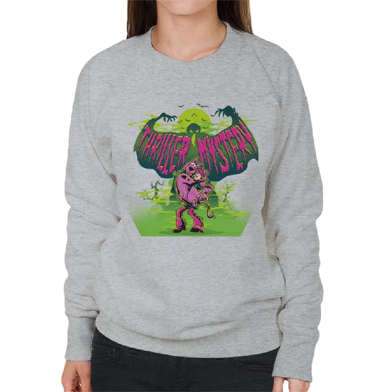 chic fitness hoodieScooby Doo Halloween Shaggy Thriller Mystery Women's Sweatshirt