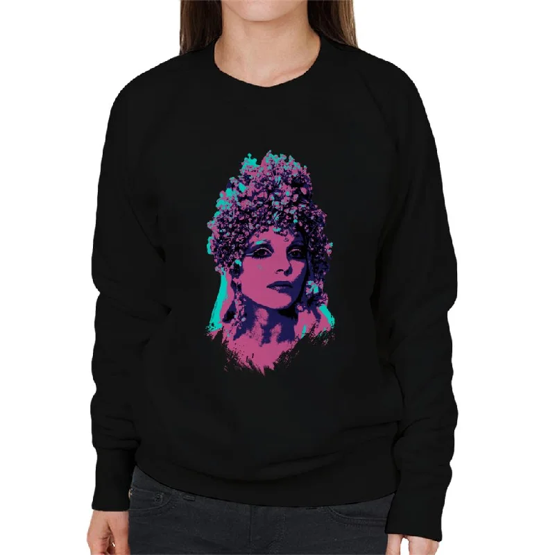 Inventory Reduction cozy gym sweatshirtTV Times Joan Collins Space 1999 Pop Art Stylised Women's Sweatshirt Inventory Reduction cozy gym sweatshirtTV Times Joan Collins Space 1999 Pop Art Stylised Women's Sweatshirt