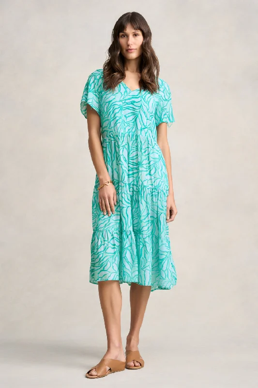 Warehouse Sale stylish dressPrinted Tier Dress