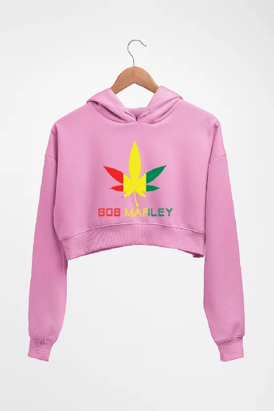 Final Clearance cozy pullover hoodieBob Marley Weed Crop HOODIE FOR WOMEN