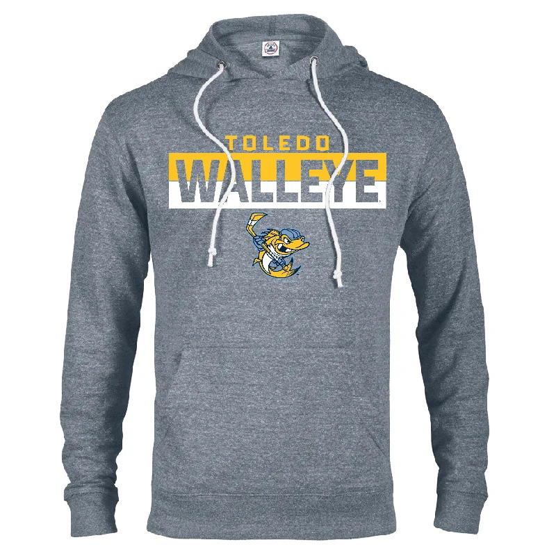 zip-up gym hoodieToledo Walleye Halsey Snow Heather Hood