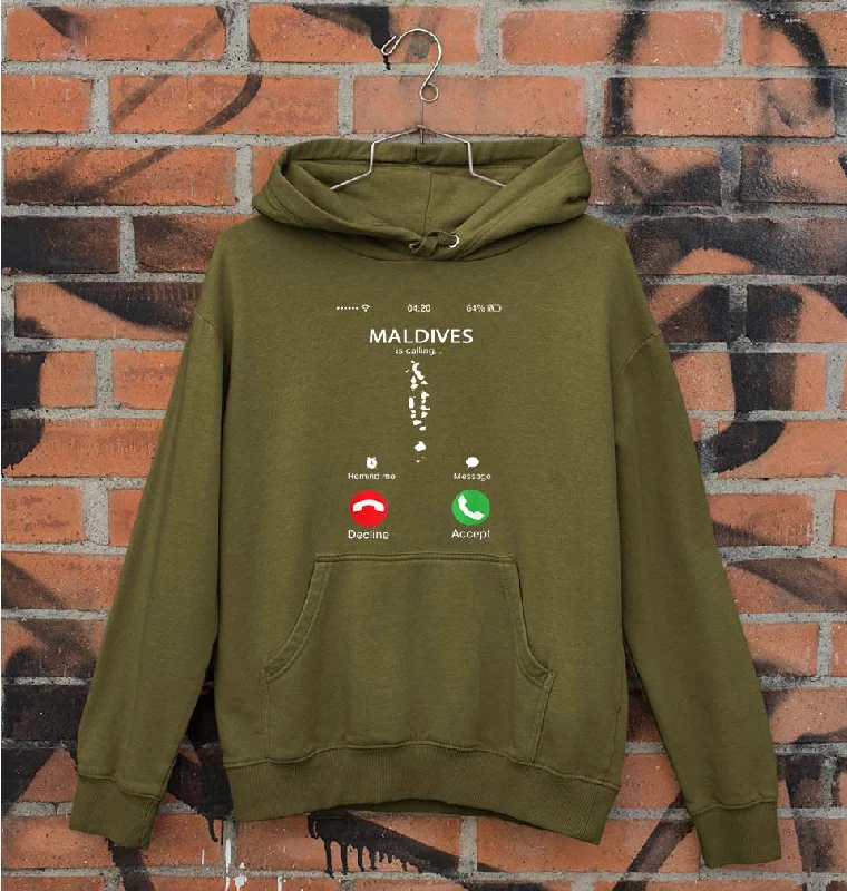 Deal Zone sleek zip-up hoodieMaldives Calling Unisex Hoodie for Men/Women