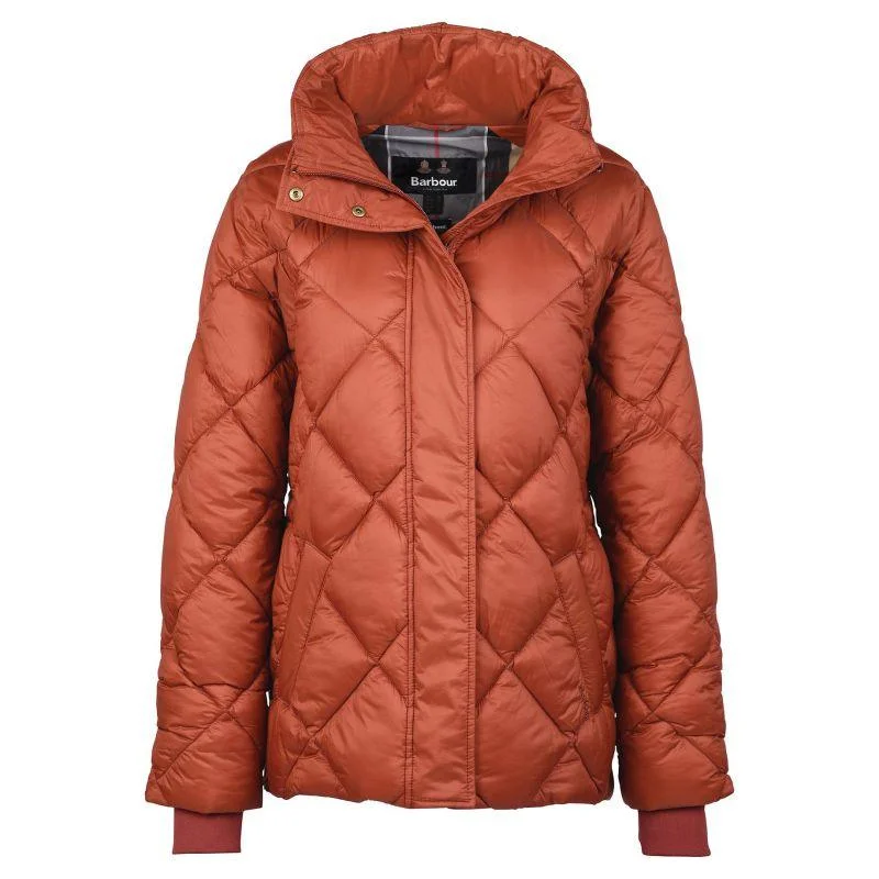 lightweight winter coatBarbour Hoxa Ladies Quilted Jacket - Maple/Dress