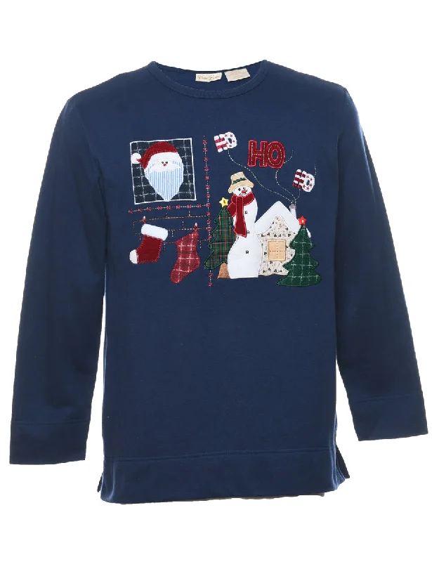 puffer jacketSnowman Christmas Sweatshirt - S