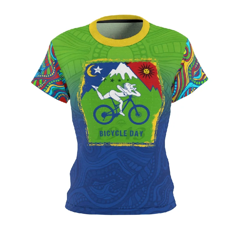 Take Advantage fashion sportswear hoodie"Lighter & Brighter" Ladies Psychedelic Bicycle Day MTB Jersey II Take Advantage fashion sportswear hoodie"Lighter & Brighter" Ladies Psychedelic Bicycle Day MTB Jersey II