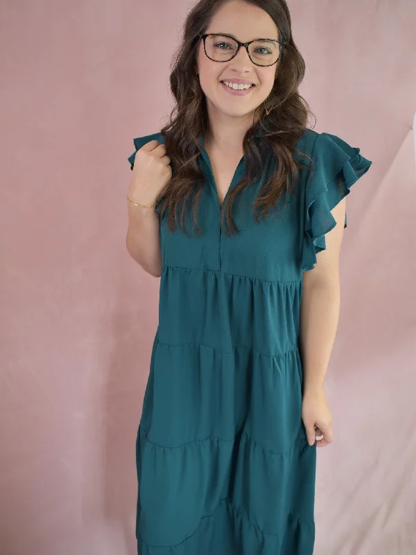 Holiday Sale Piece Of Heart Midi Dress