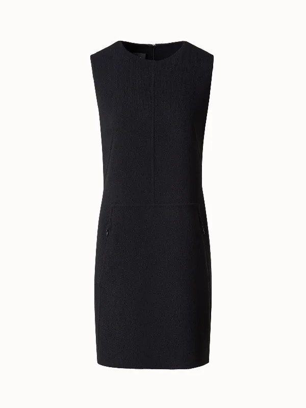 Unbeatable Prices fitted dressShort Sheath Dress in Wool Crêpe Double-Face