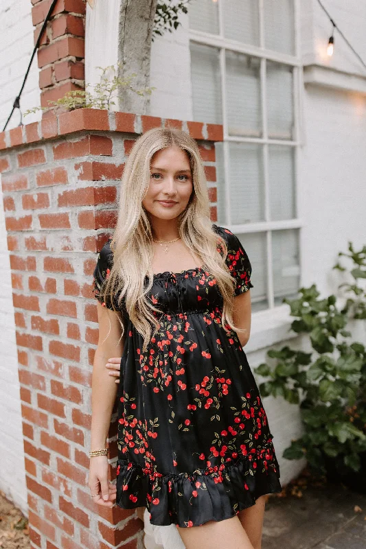 Inventory Reduction floral dressSweet Berries Dress