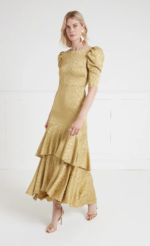 Deal of the Day Willow Dress - Flax Gold