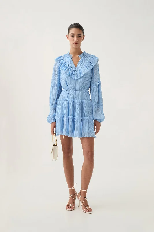 Massive Deals pleated dressRobyn Tiered Mini Dress