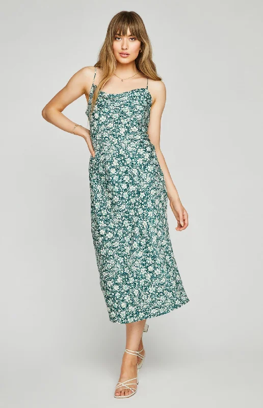 Deal Mania Serenity Floral Midi Dress